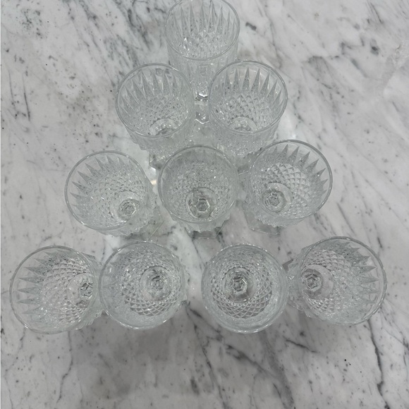 Fostoria Other - Vintage NEW Stratton Fostoria Lead Crystal Wine Glasses Set of 10
